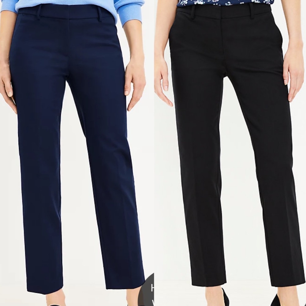 LOFT Ann Taylor Bundle of Two Julie Fit Petite Riviera Dress Pants
